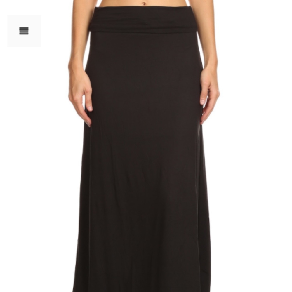 Women’s long black skirt size OS